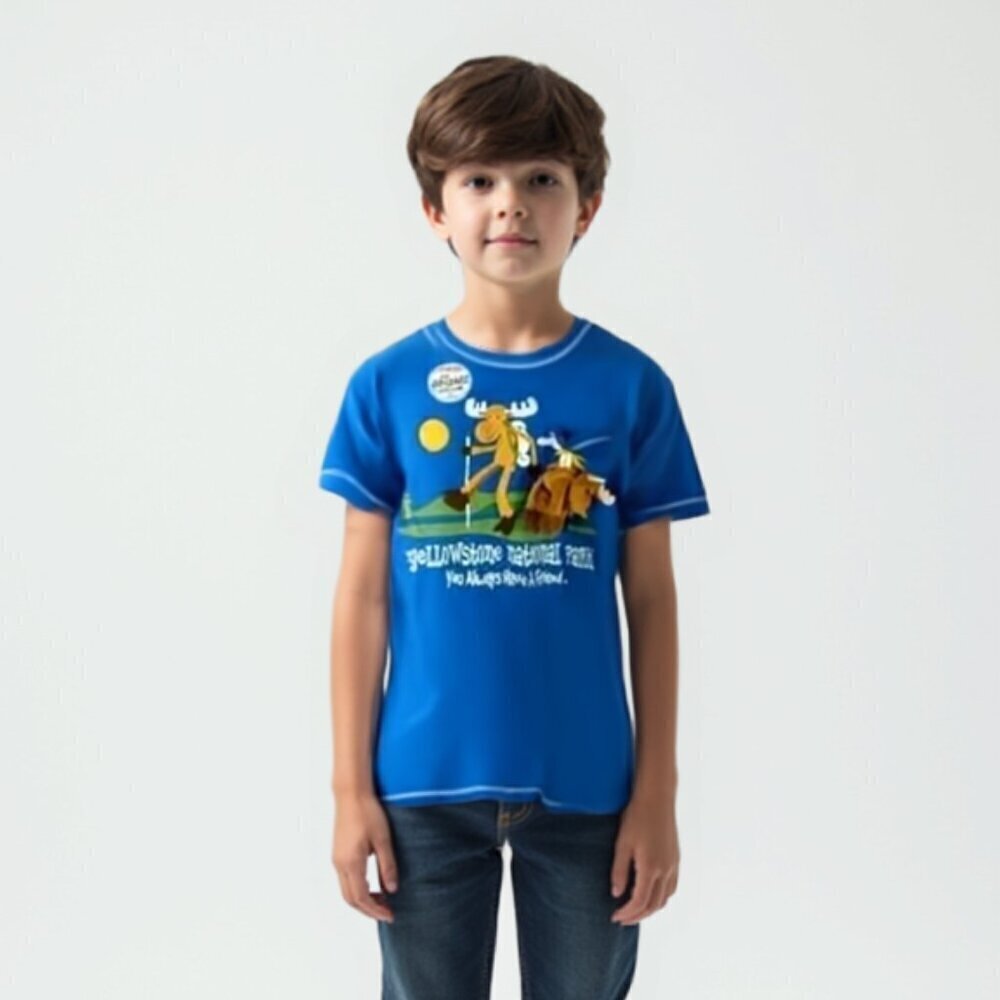 Yellowstone national park tee boy size S NWT